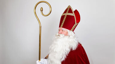 Saint Nicholas with his mitre and staff