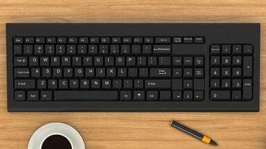 computer keyboard part