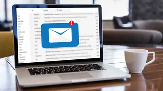 receiving email message notification on computer