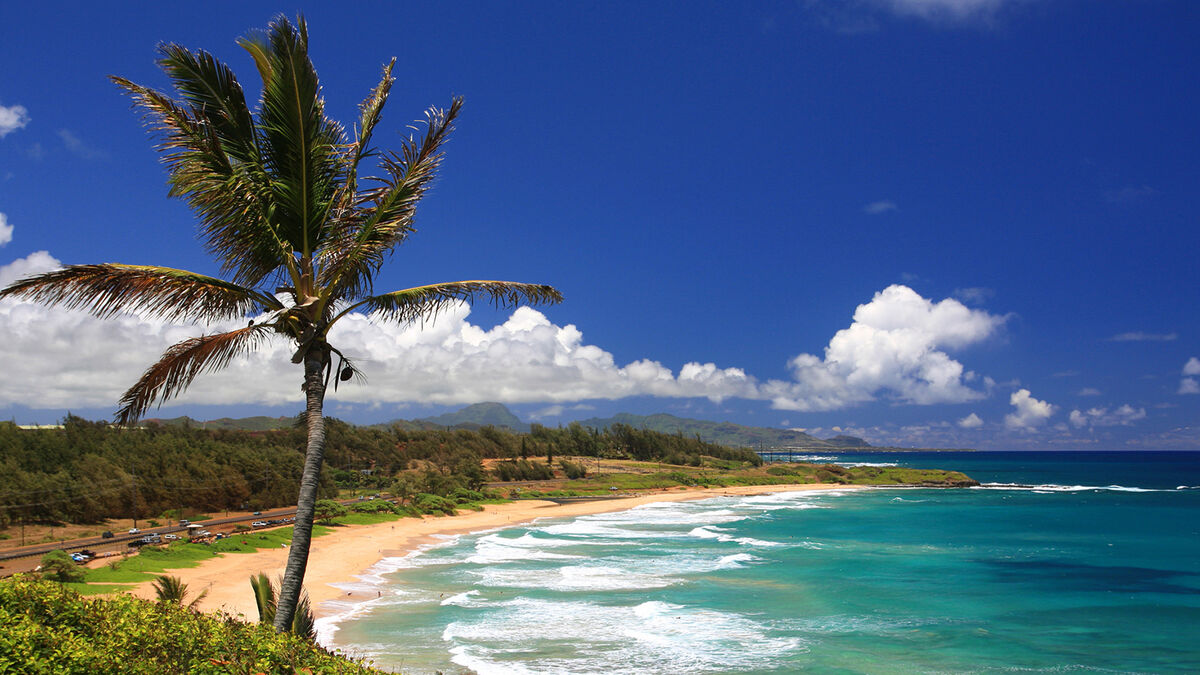 kauai beach in hawaii