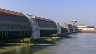 Renewable Ocean energy example Eider Barrage Germany