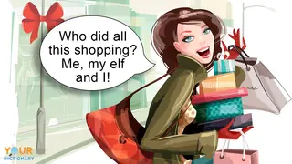 funny Christmas pun about shopping