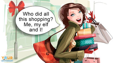 funny Christmas pun about shopping