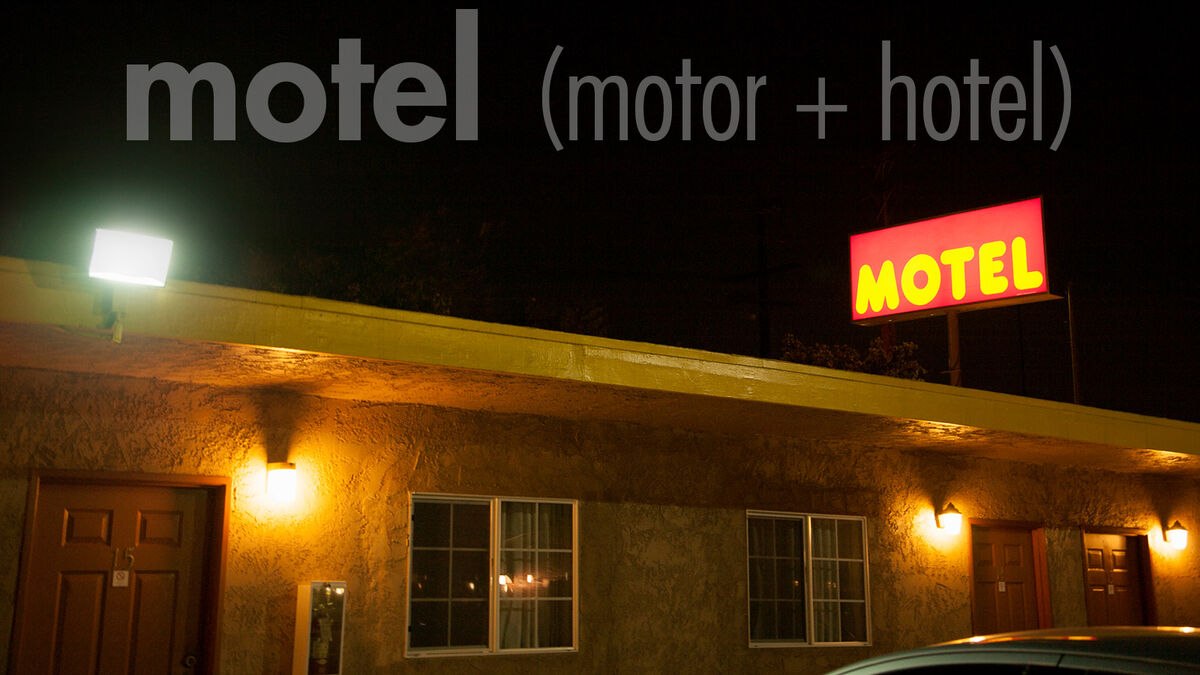 motel portmanteau is motor and hotel