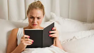 example unreliable narrator confused woman reading book