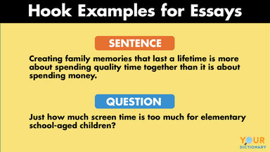 how to write a good hook for an essay middle school