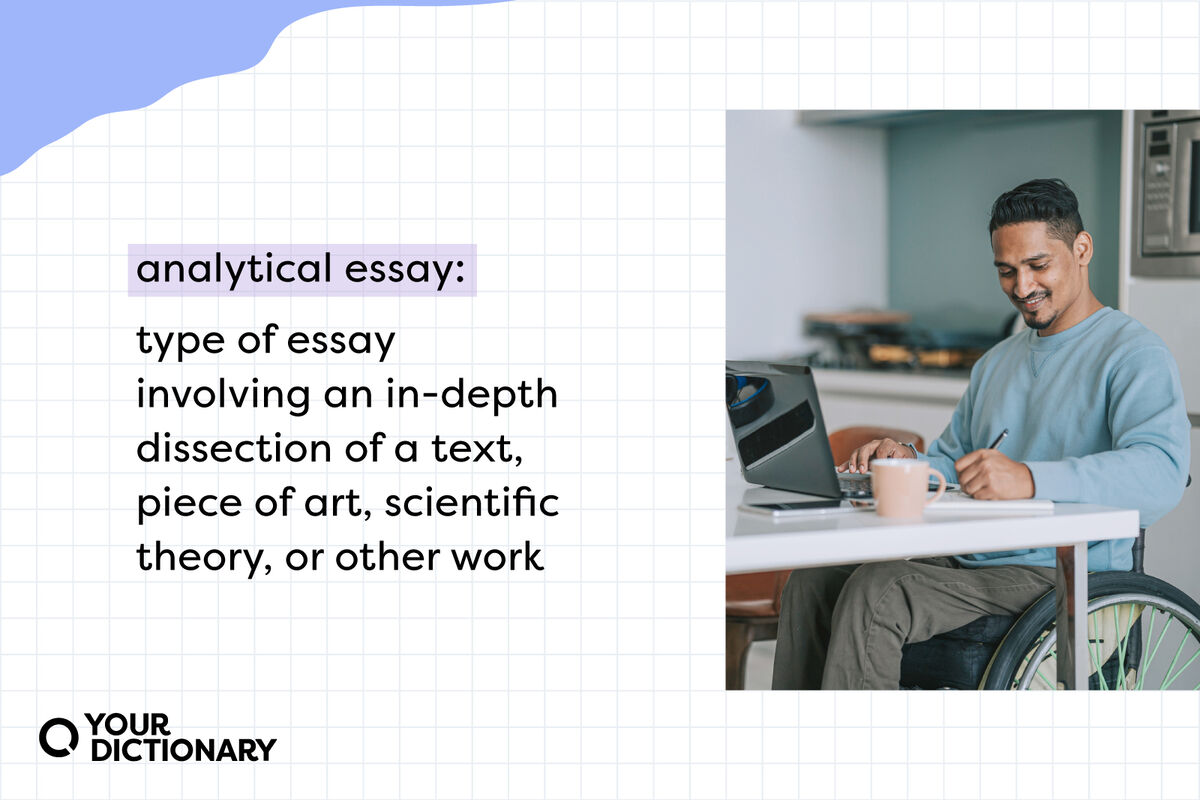 definition of "analytical essay" from the article