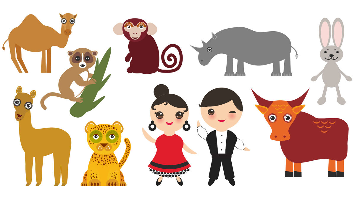 illustrations of examples of mammals