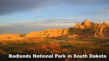 Example Grasslands Biome Badlands National Park