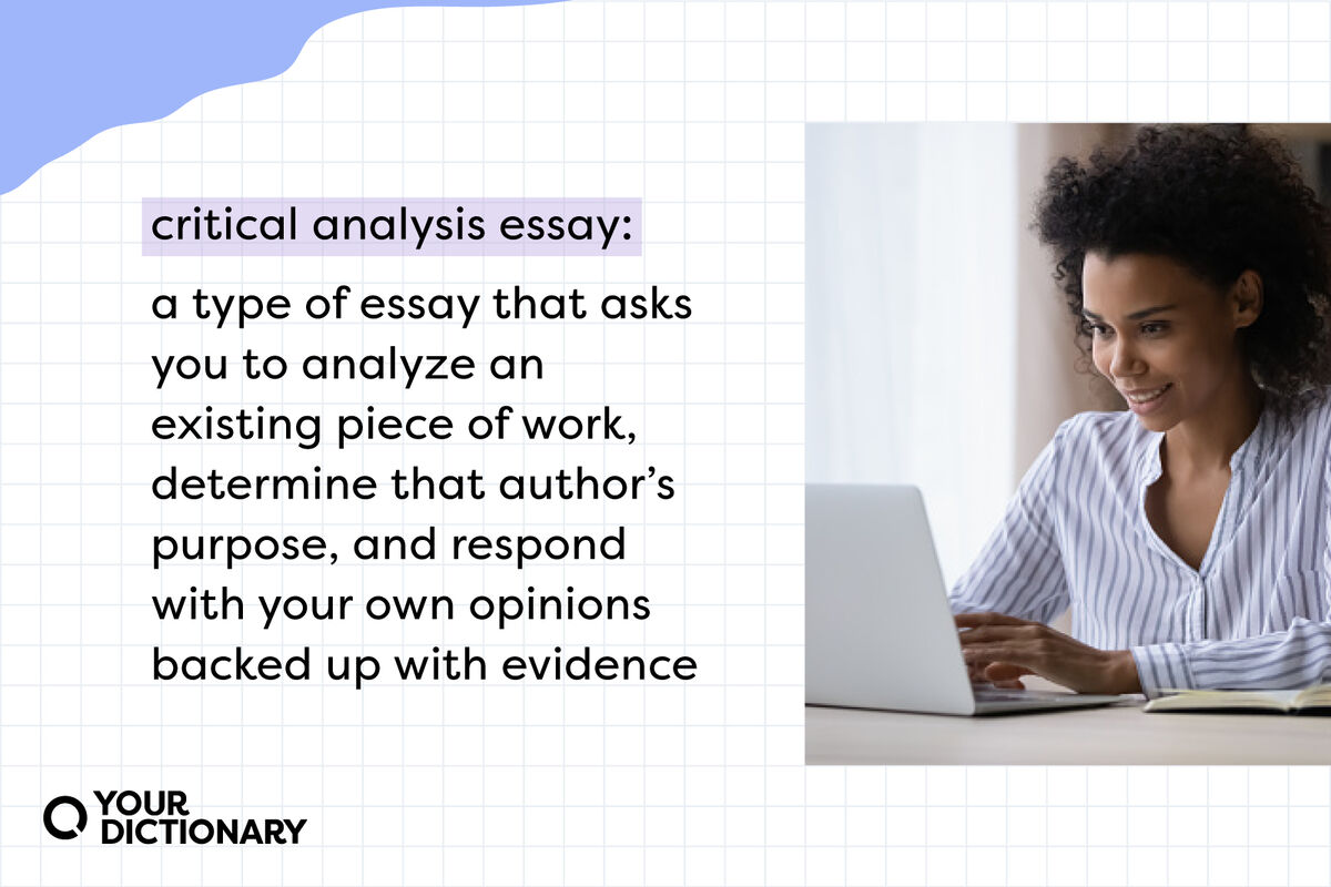 definition of a critical analysis essay from the article