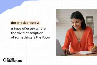 definition of "descriptive essay" from the article