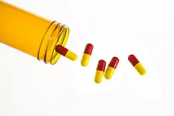 Prescription bottle of pills as examples of barbiturate