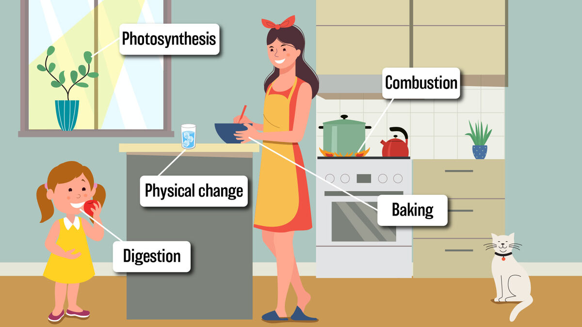 chemical changes examples