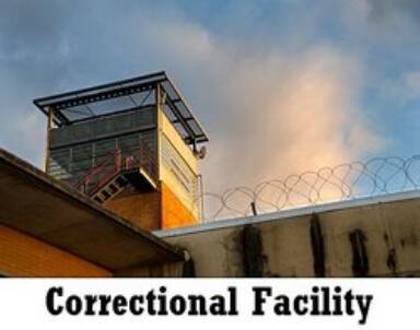 Guard tower at a correctional facility as examples of euphemism
