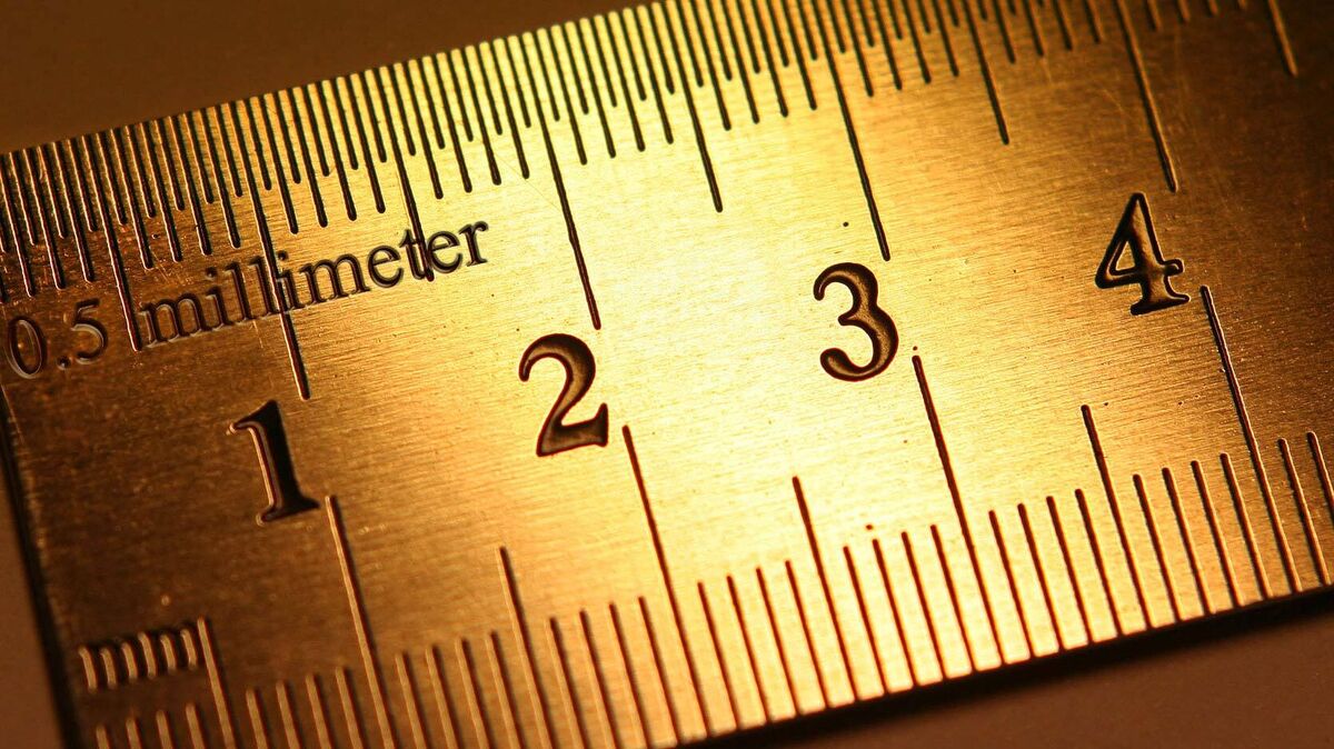 metric system prefixes millimeter on ruler