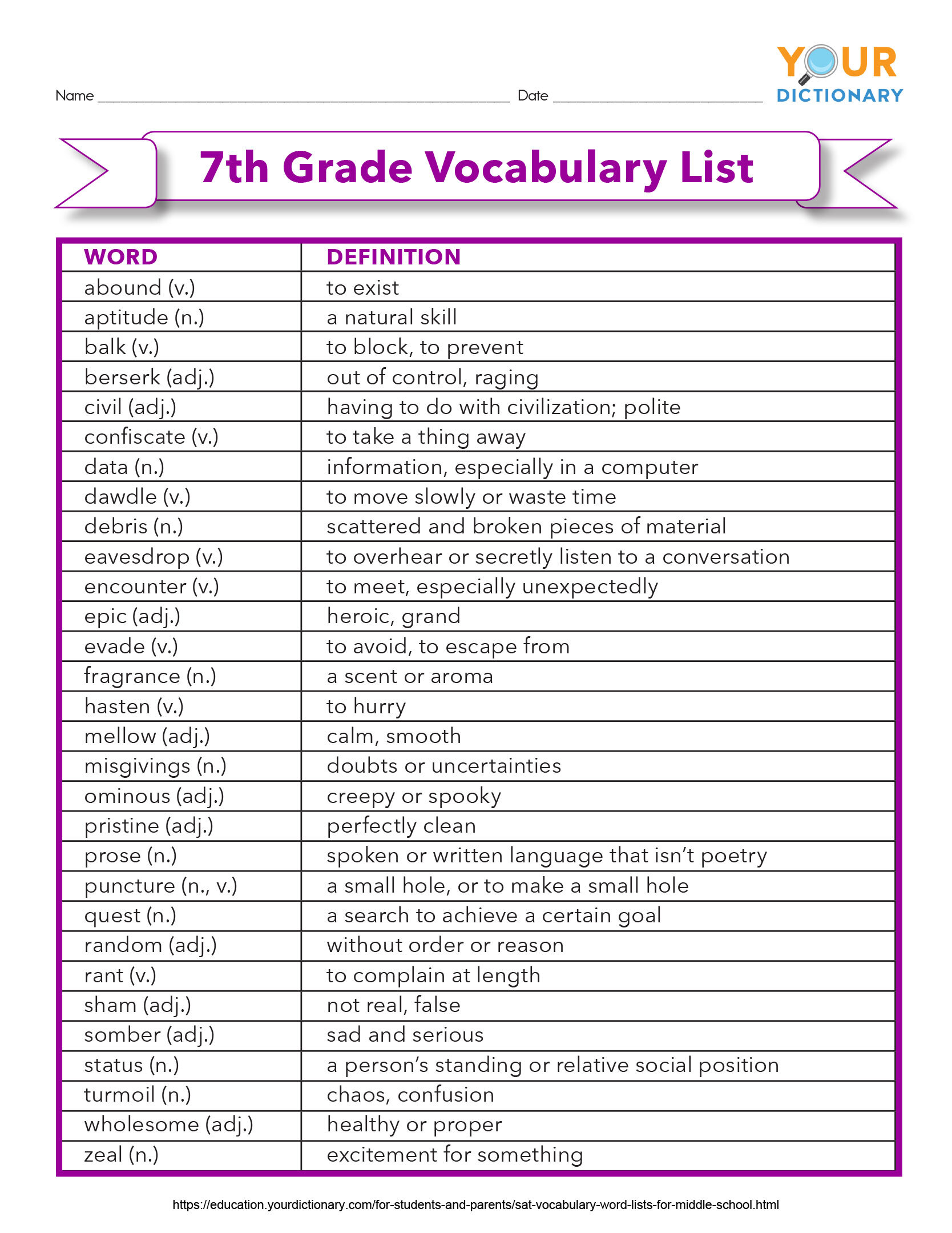 7th-grade-vocabulary-words-list