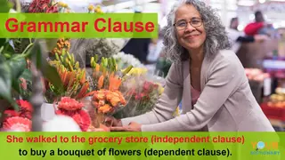 grammar clause example independent and dependent