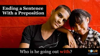 Ending a sentence with a preposition