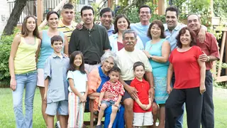 spanish family group photo