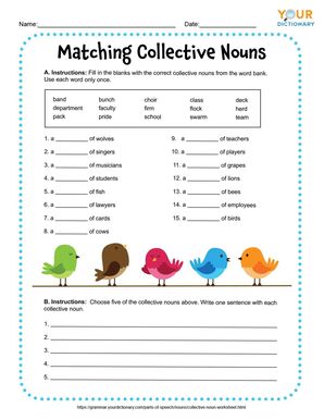 matching collective nouns