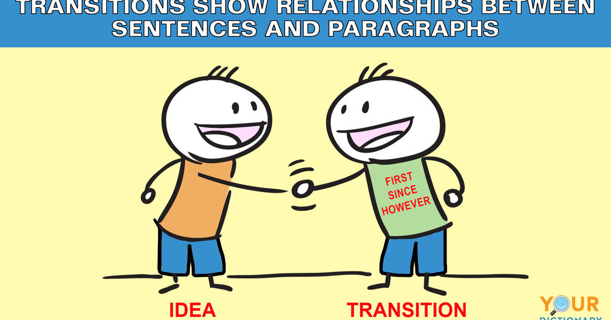 how to do a transition sentence