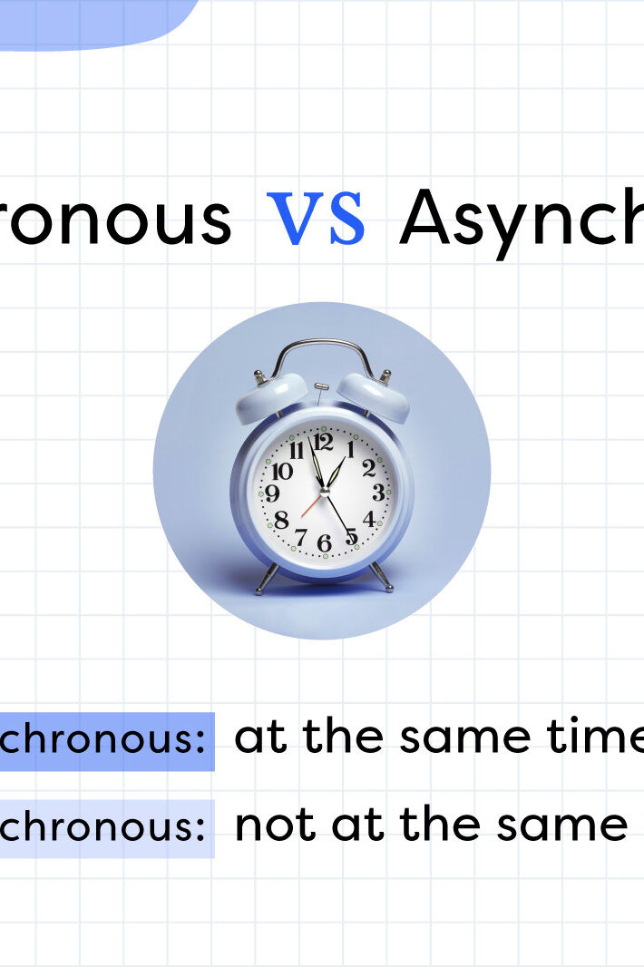 Synchronous vs. Asynchronous: Different Times, Different Meanings ...