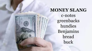 money slang word examples