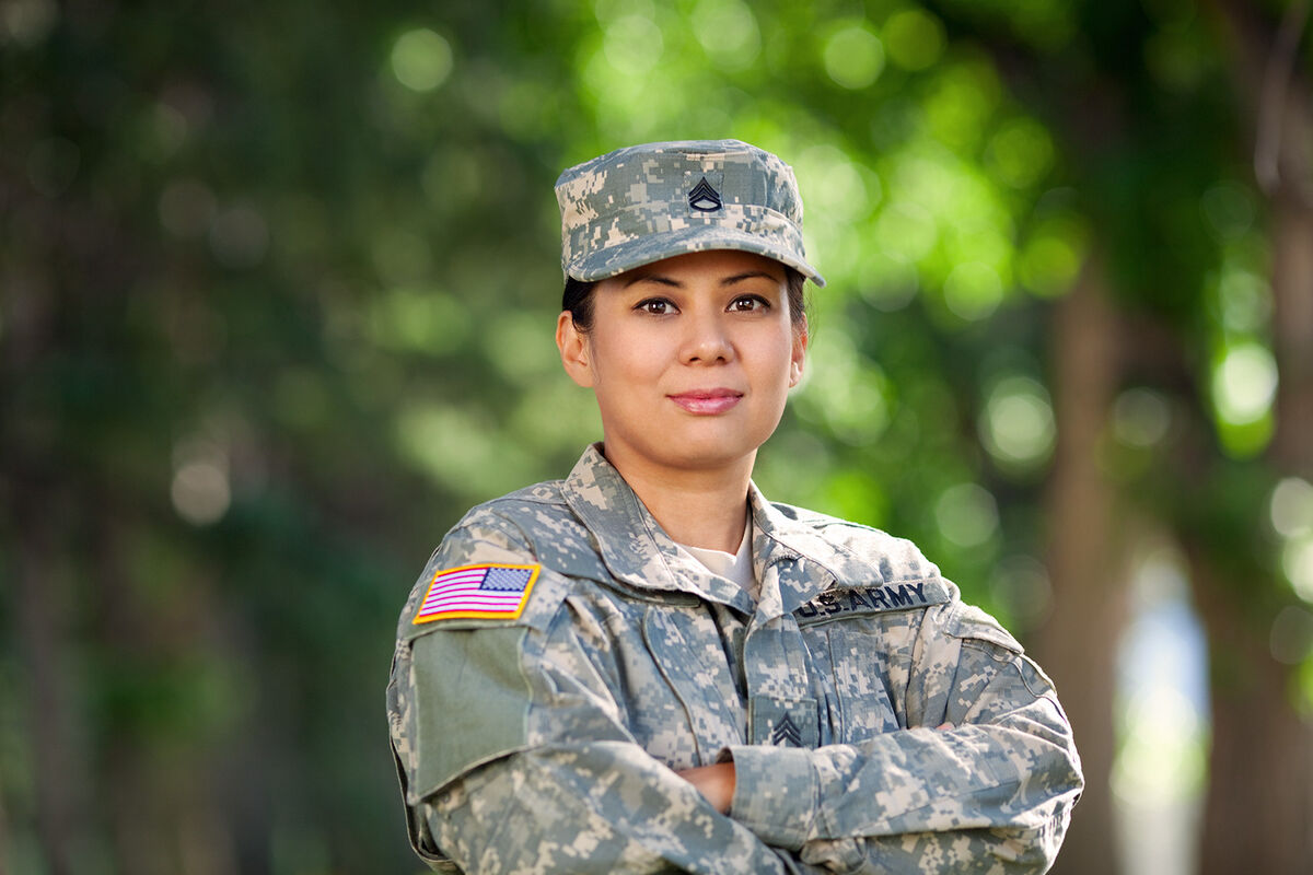 Female American Soldier