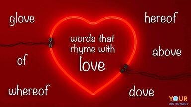 words that rhyme with love