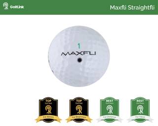 Maxfli Straightfli golf ball badges