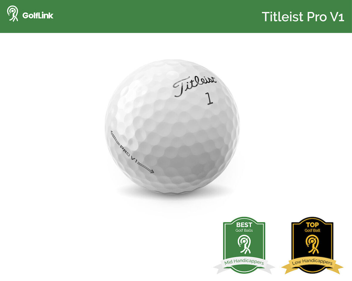 Titleist Pro V1 golf ball badge