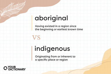 Aboriginal vs Indigenous definitions