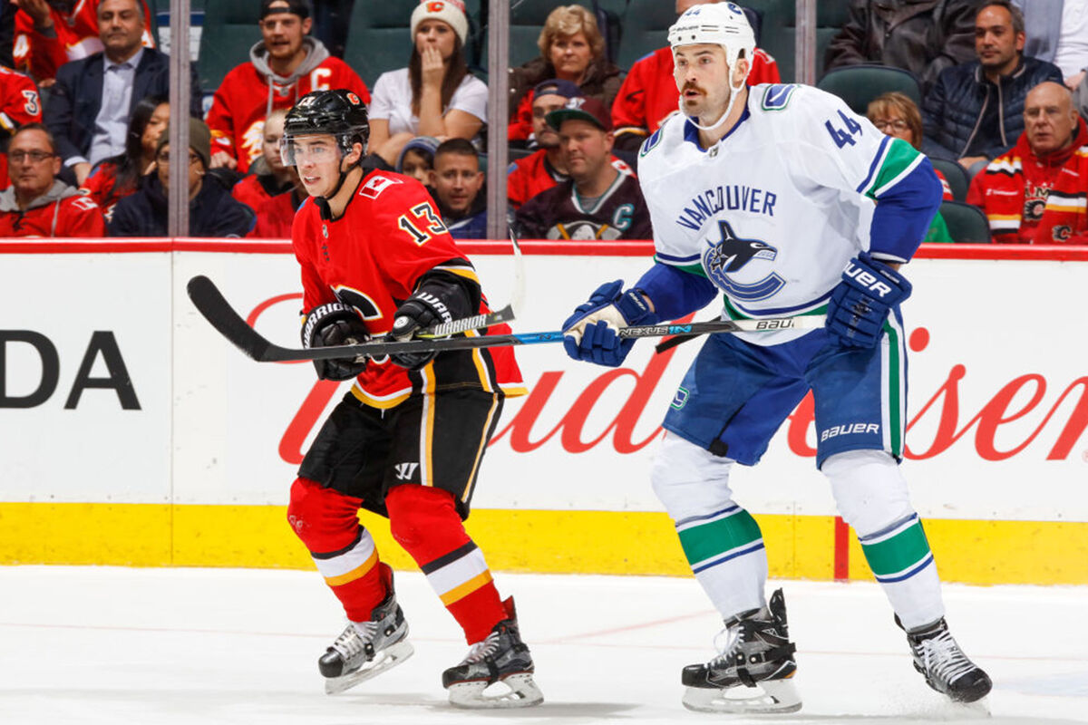 Hockey players of the Vancouver Canucks