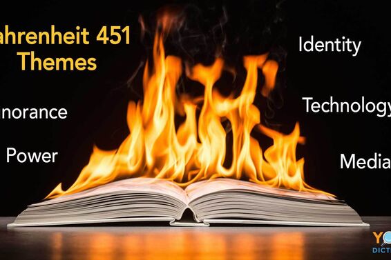 Fahrenheit 451 theme examples with book burning