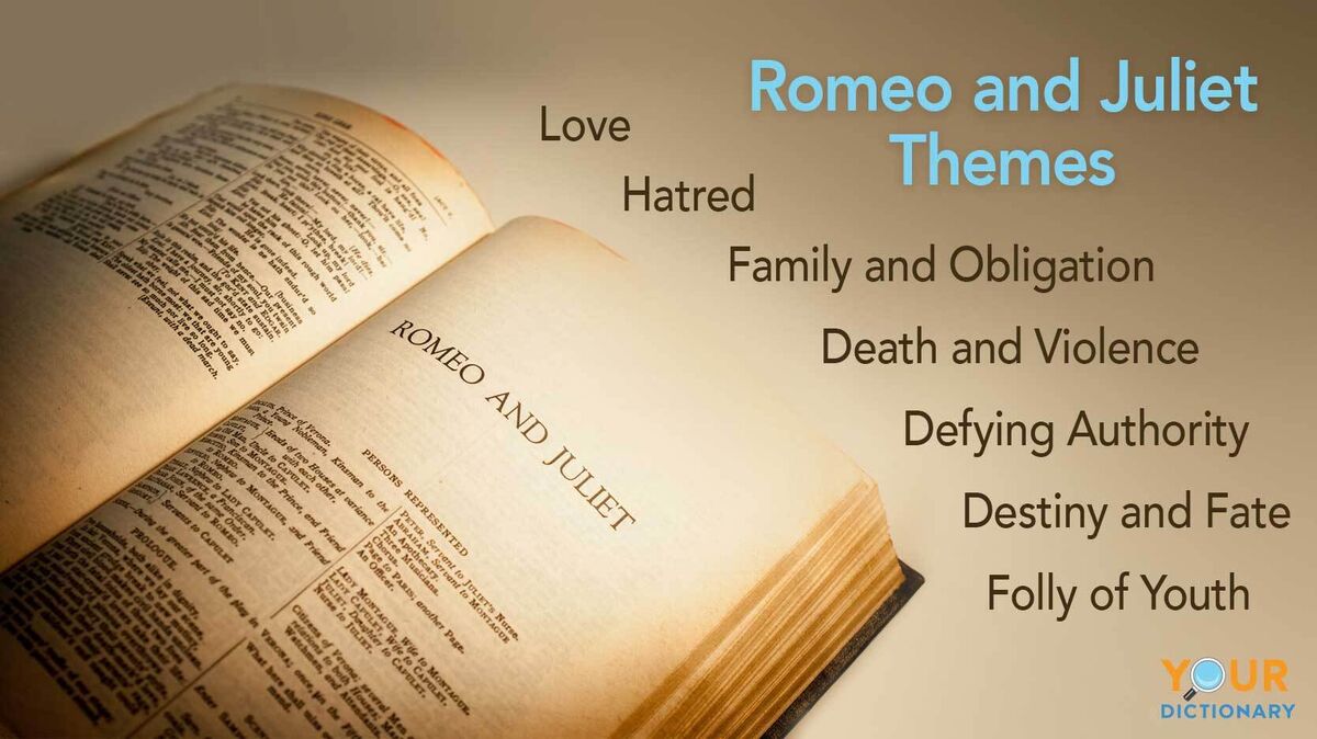 examples of themes in romeo and juliet