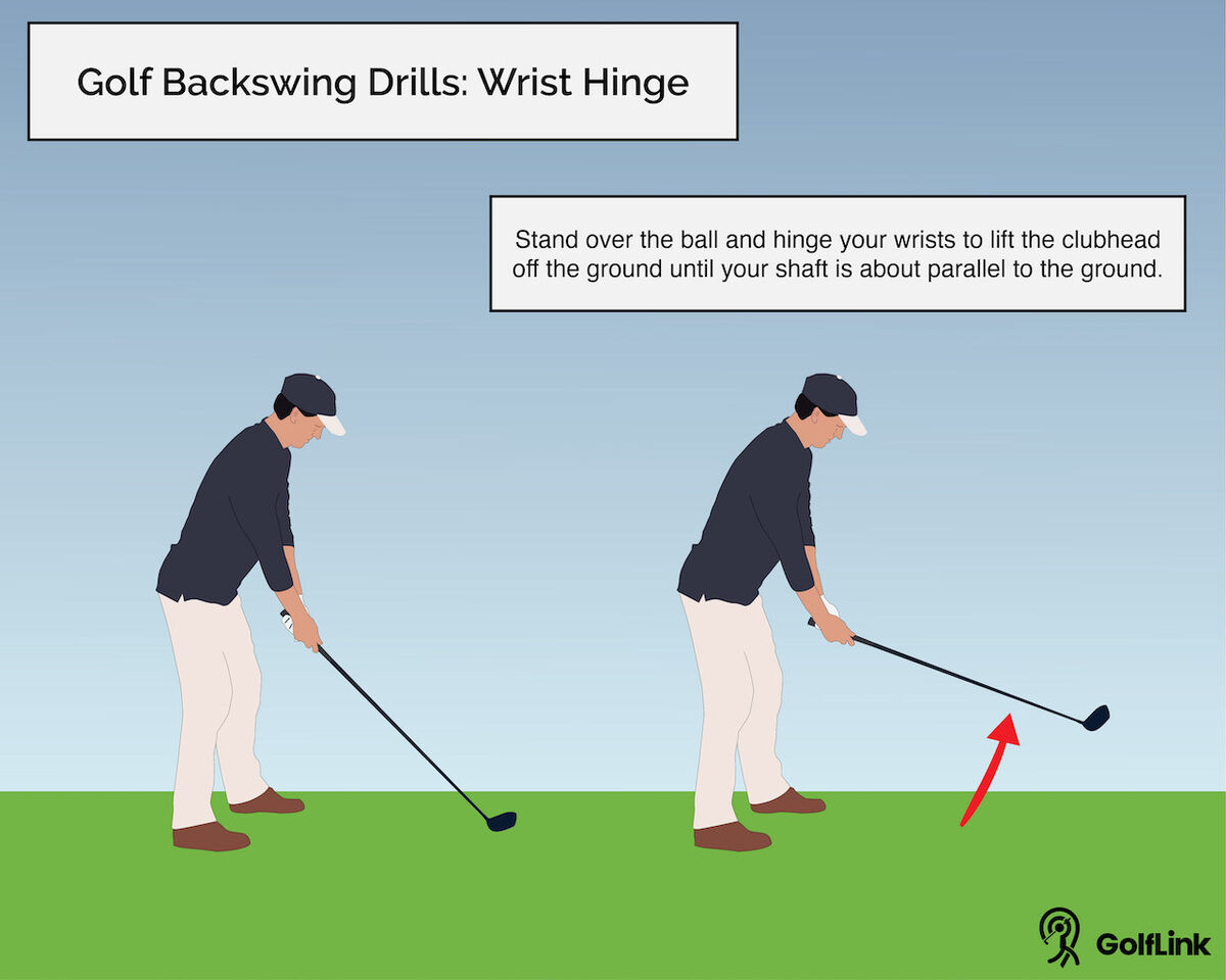 Backswing drill wrist hinge