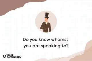 Formal Man in Top Hat With Whomst Sentence Example