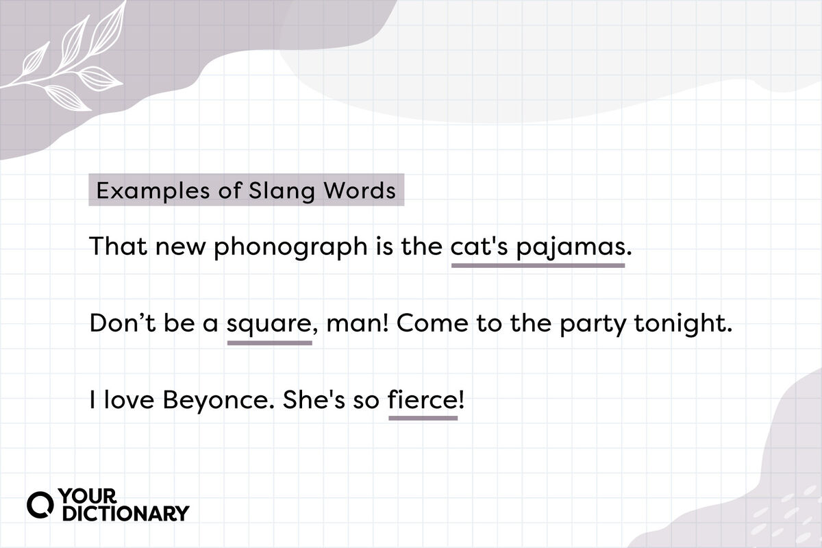 Examples of Slang Words From the Past and Today (2024)