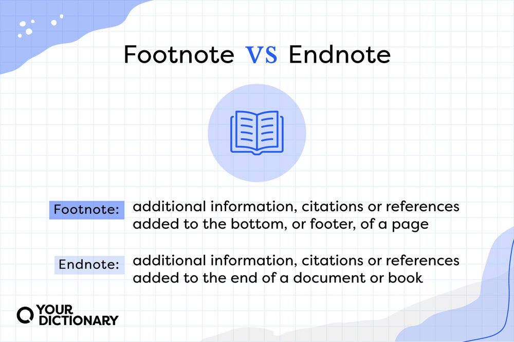 footnote and endnote