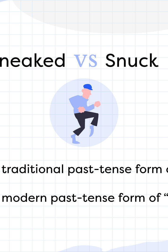 Difference Between Snuck And Sneaked | Grammar Explained | YourDictionary