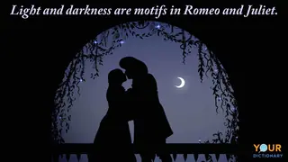 romeo and juliet light and darkness motif