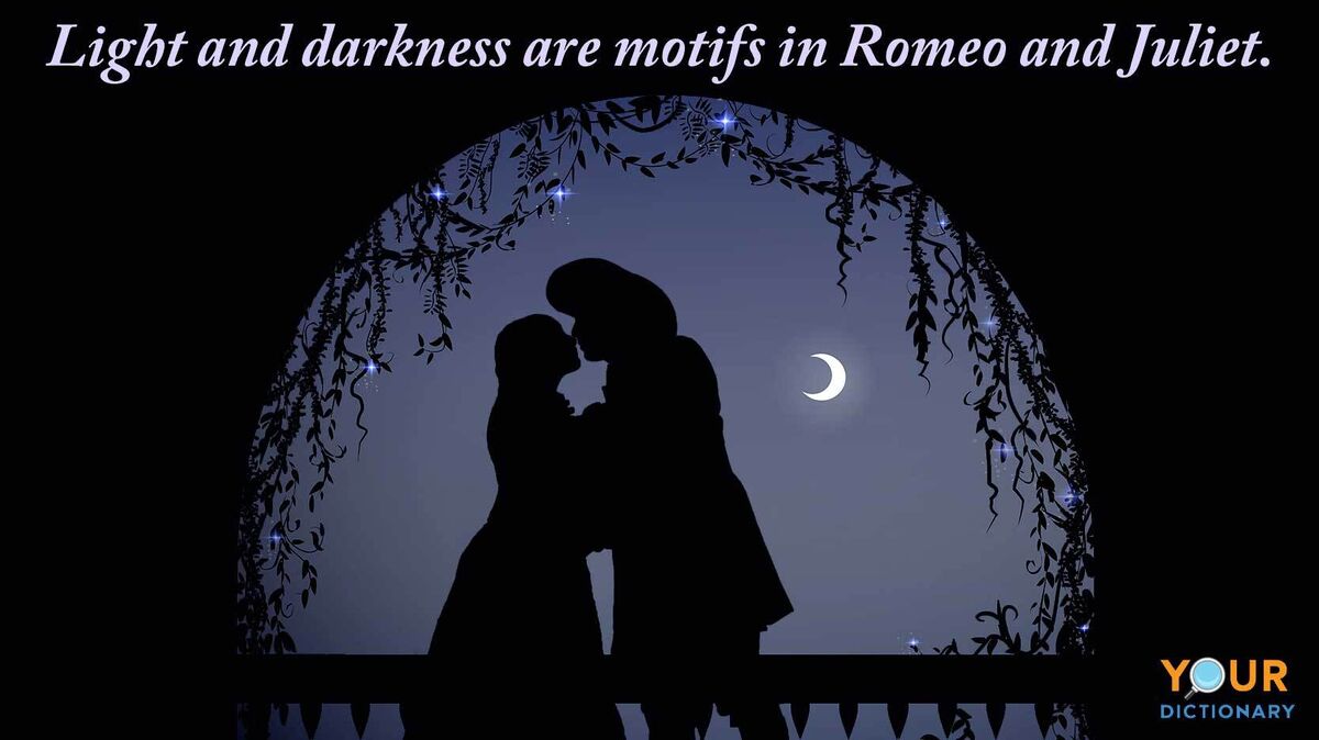 romeo and juliet light and darkness motif