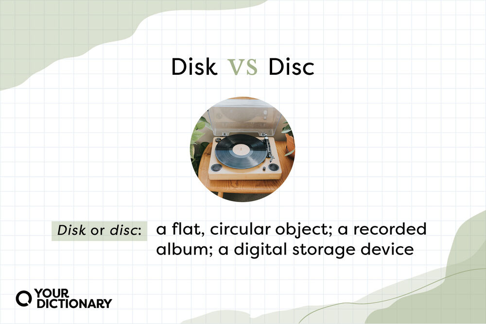 Difference Between Disk and Disc Differences Explained YourDictionary