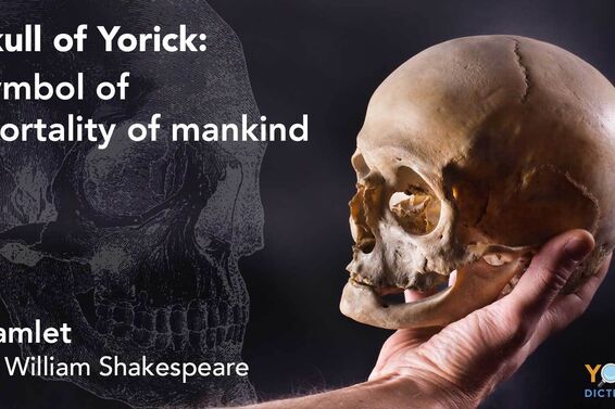 skull of Yorick symbol Hamlet Shakespeare