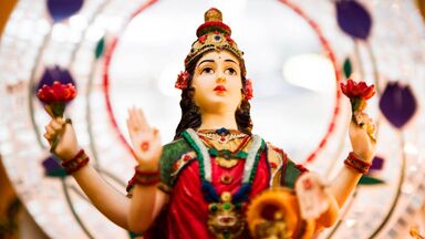 Hindu goddess Lakshmi