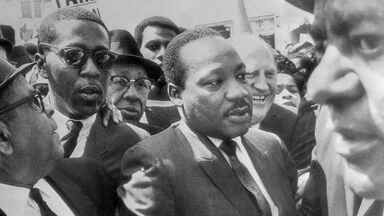 Martin Luther King Jr. at Memphis sanitation strike