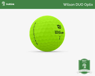 Wilson DUO Optix golf ball badge