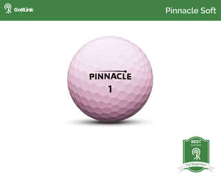 Pinnacle Soft golf ball with badge