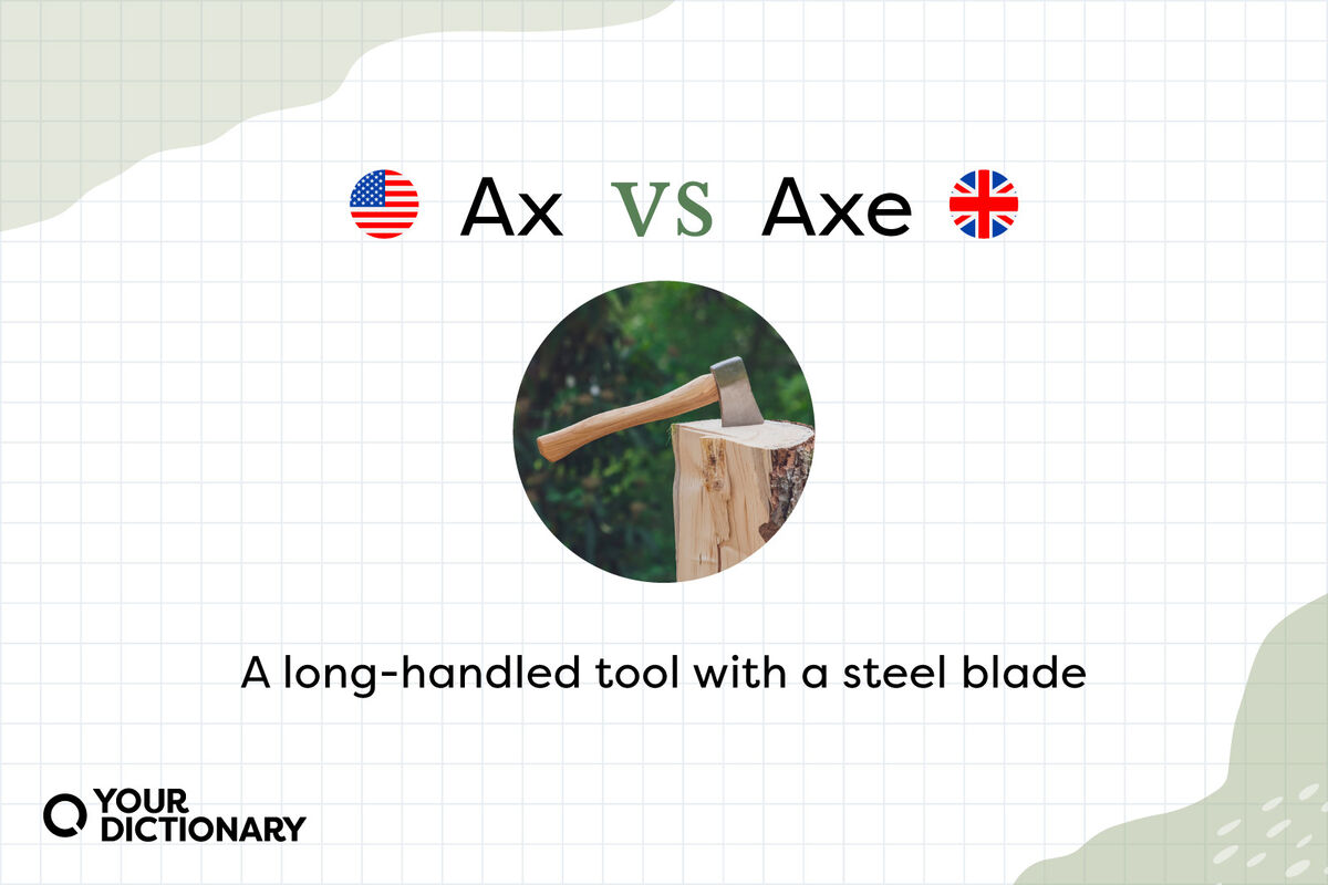 Ax vs. Axe: Chopping Through the Difference | YourDictionary