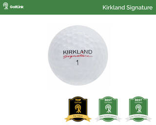 Kirkland Signature golf ball badges